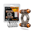Stay Hard Vibrating Cock Ring Set with Sleeve and 2 Bullets