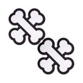 Pastease White Crossbone Breast Pasties