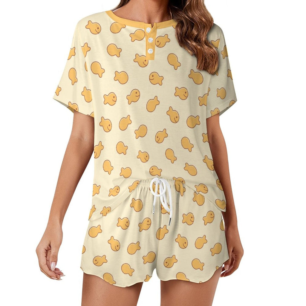 Fishie Crackers Pajama Set