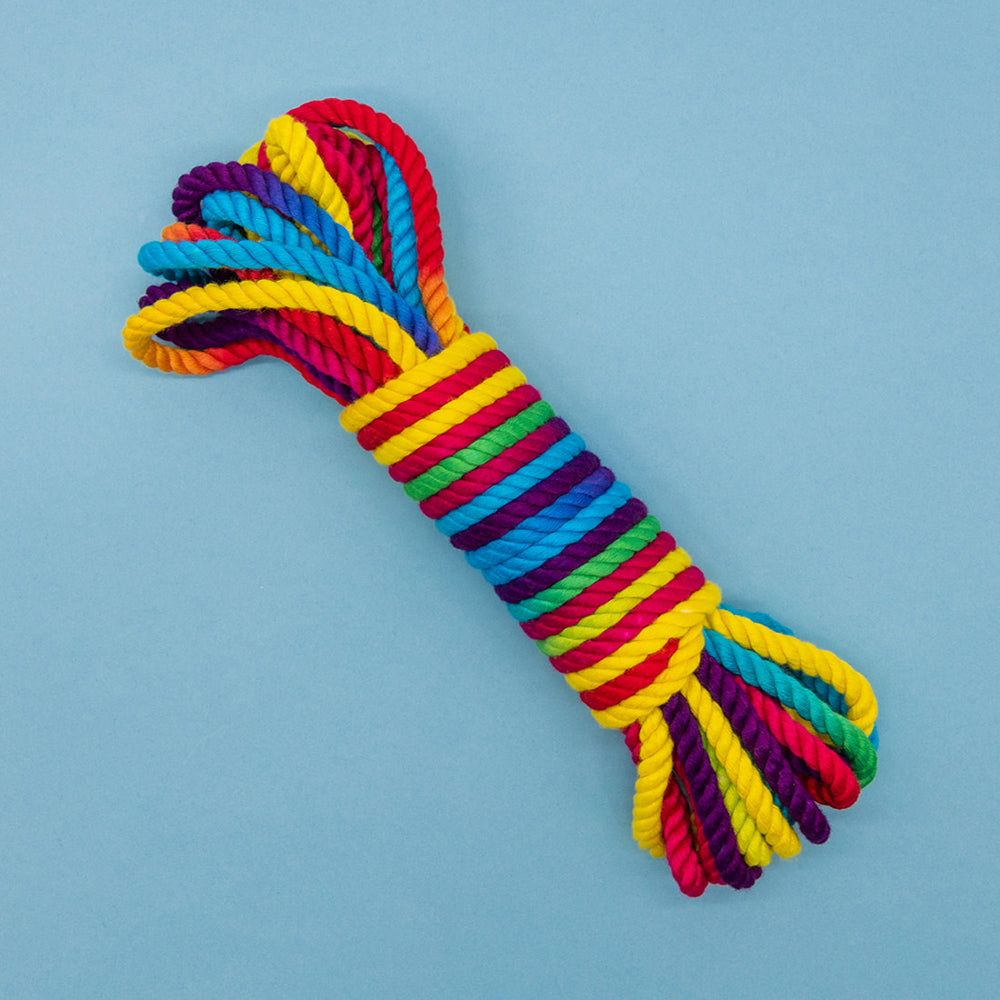 Emojibator Funfetti Rainbow Bondage Rope 26.25 '