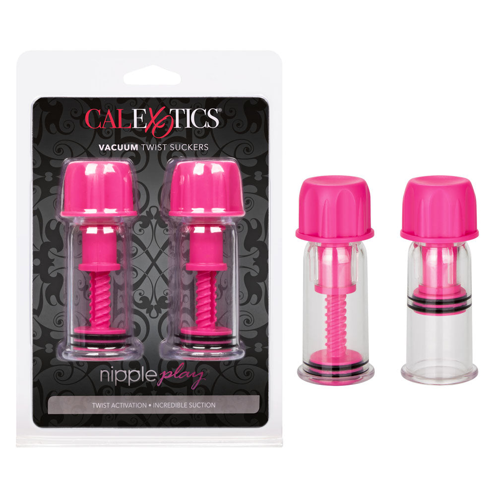 Vacuum Twist Suckers - Pink