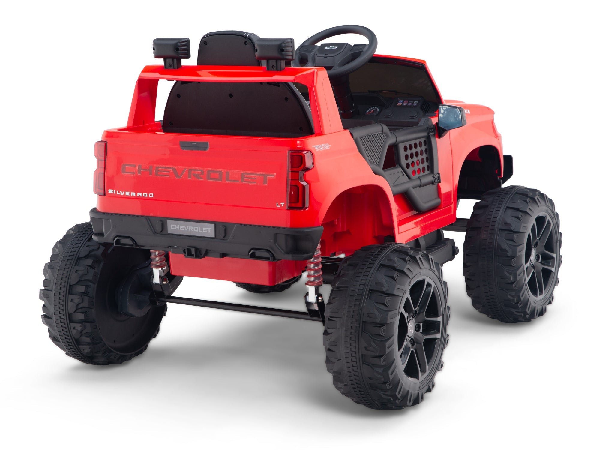 Chevy Silverado Monster Pickup Truck Ride On Toy Truck For Children W/Magic Cars® Wireless Parental Control
