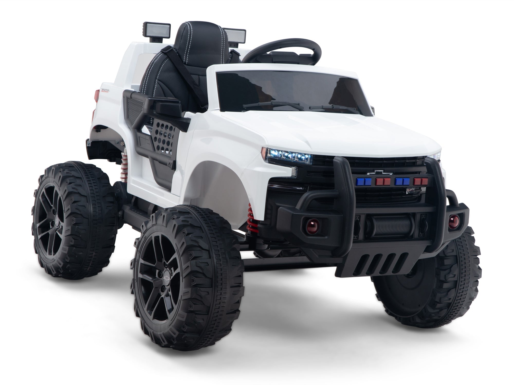 Chevy Silverado Monster Pickup Truck Ride On Toy Truck For Children W/Magic Cars® Wireless Parental Control