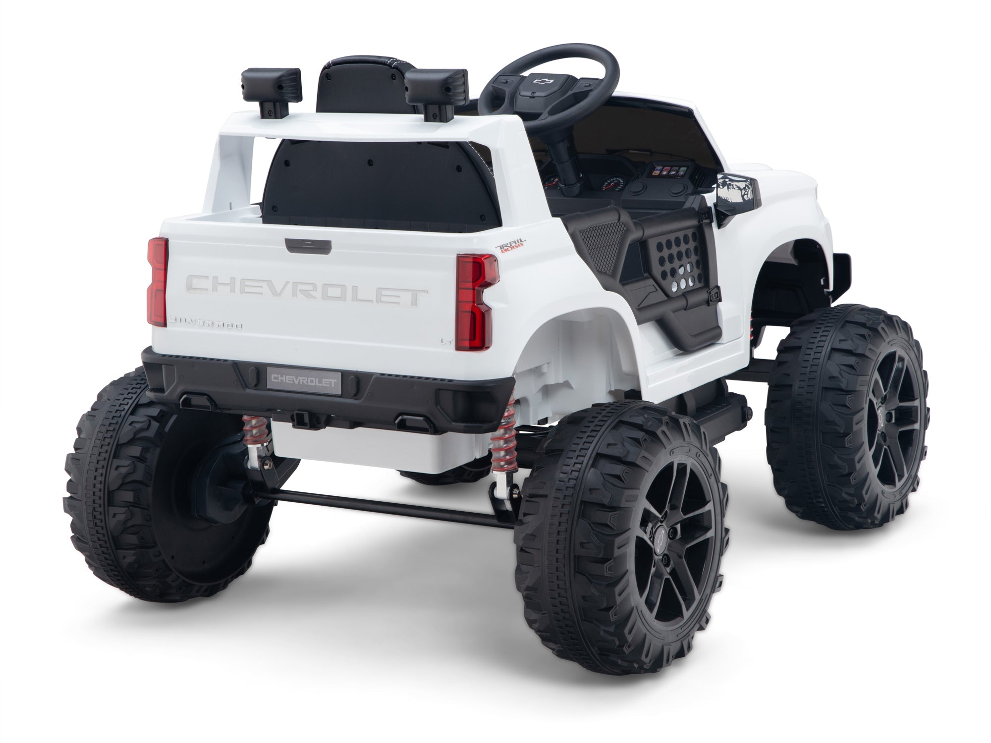 Chevy Silverado Monster Pickup Truck Ride On Toy Truck For Children W/Magic Cars® Wireless Parental Control