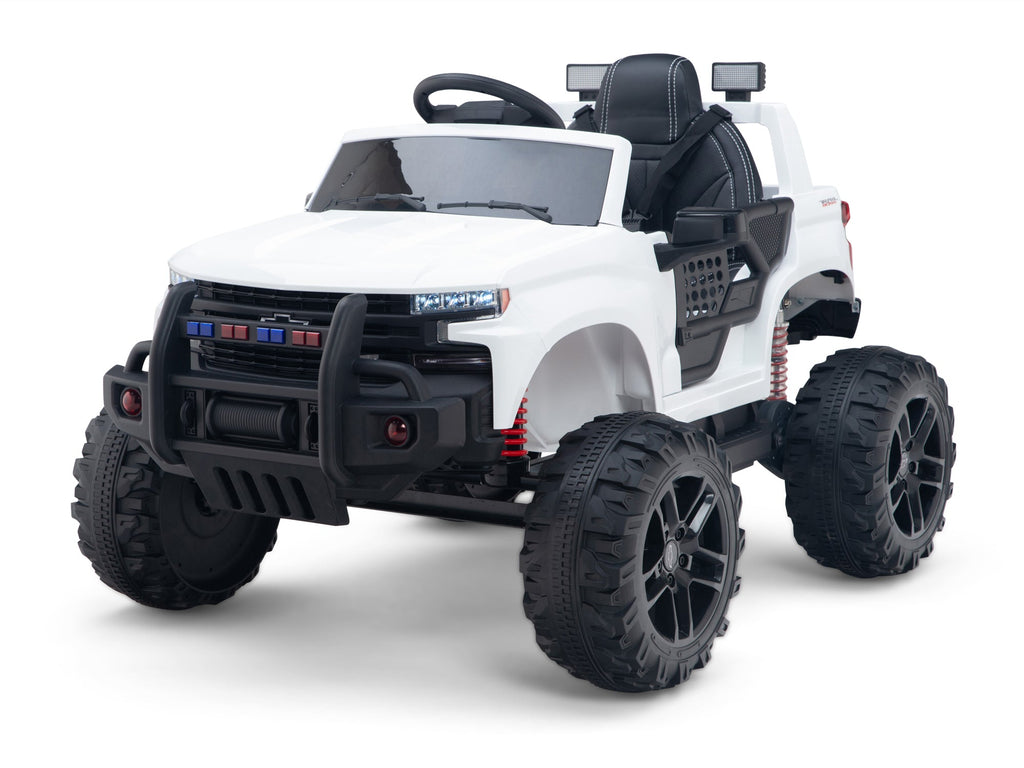 Chevy Silverado Monster Pickup Truck Ride On Toy Truck For Children W/Magic Cars® Wireless Parental Control