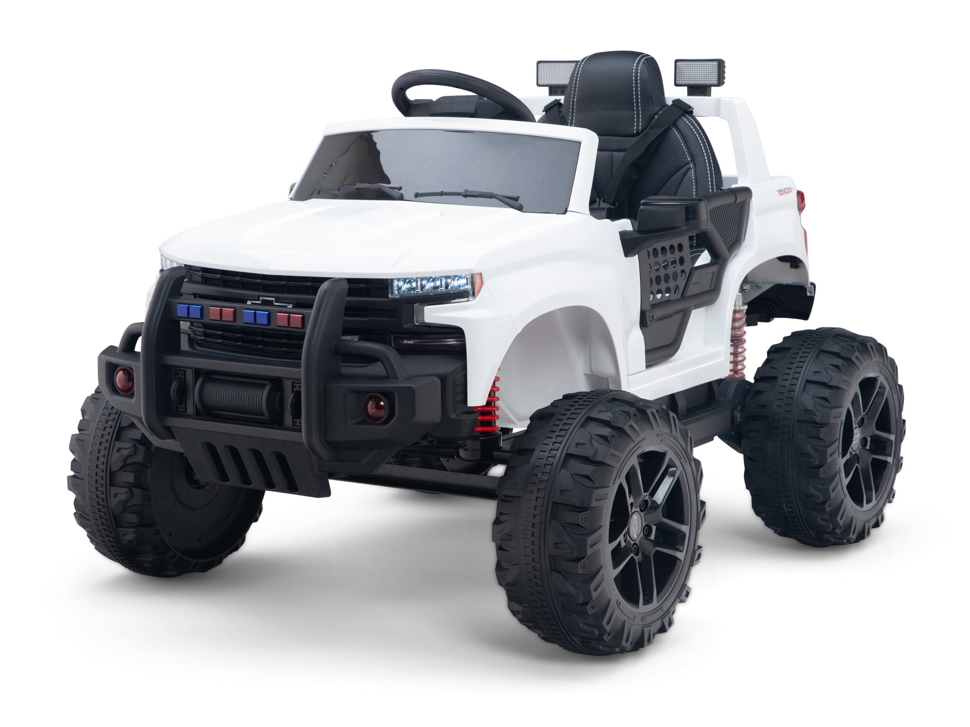 Chevy Silverado Monster Pickup Truck Ride On Toy Truck For Children W/Magic Cars® Wireless Parental Control