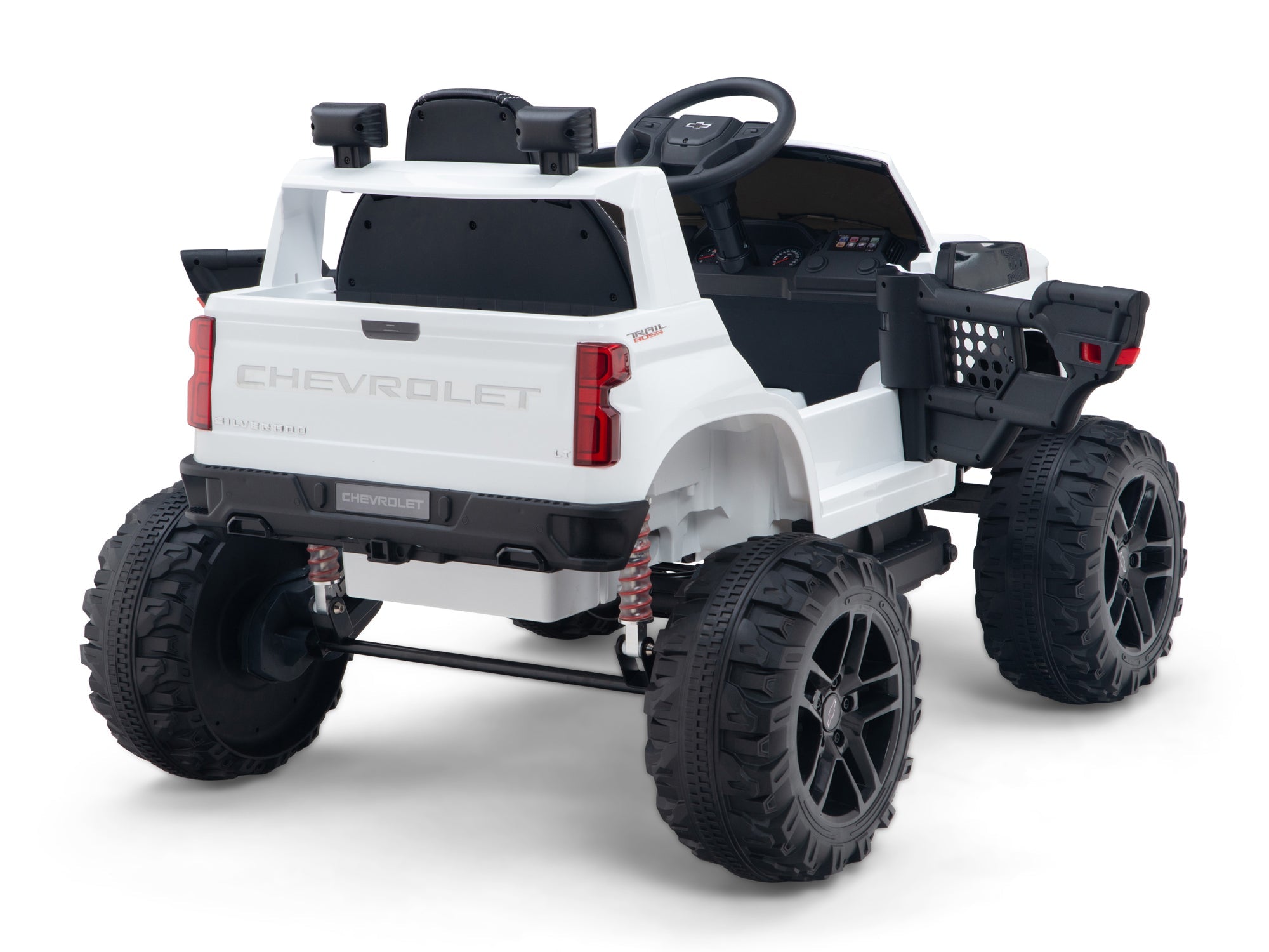 Chevy Silverado Monster Pickup Truck Ride On Toy Truck For Children W/Magic Cars® Wireless Parental Control