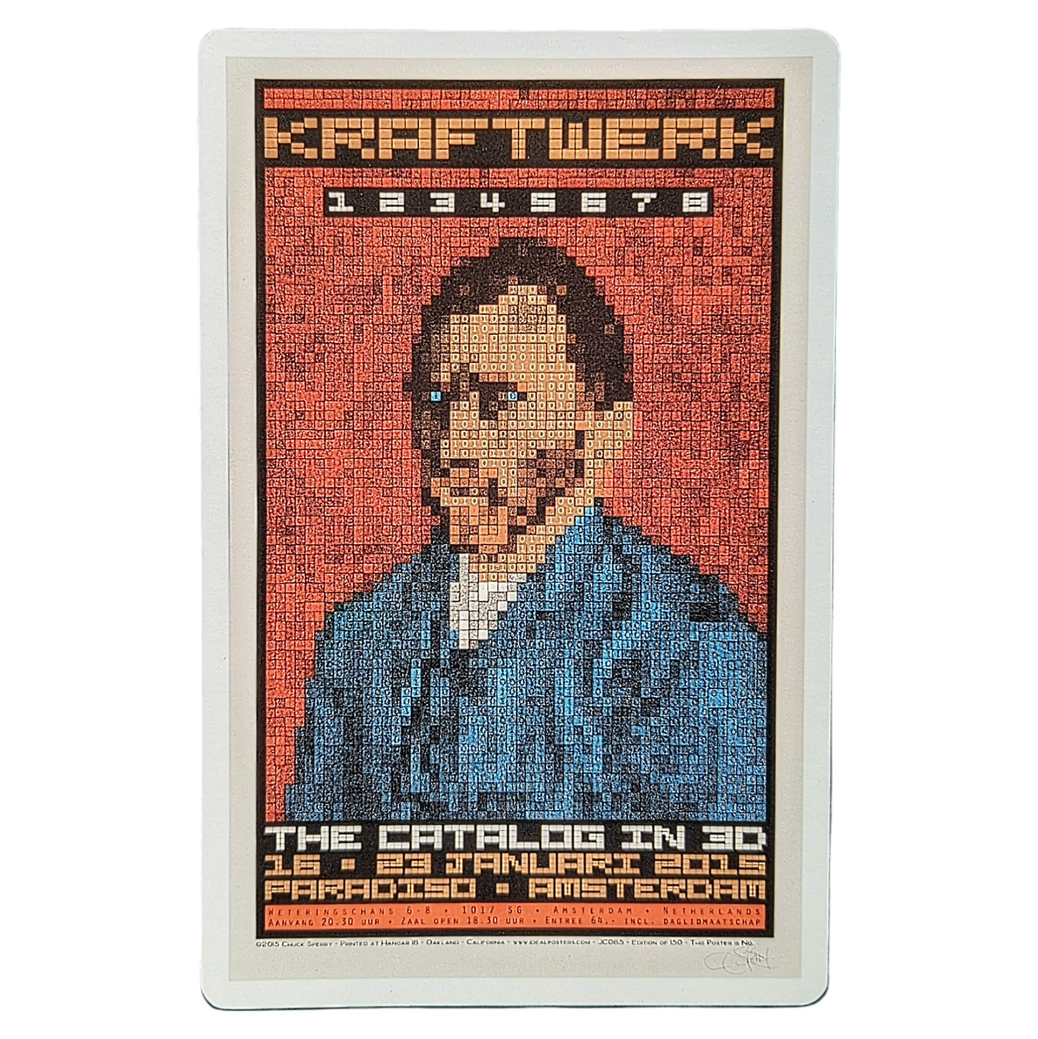 Chuck Sperry Kraftwerk, Amsterdam 2015 Art Card