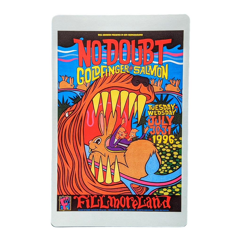 Chuck Sperry No Doubt, San Francisco 1998 Art Card