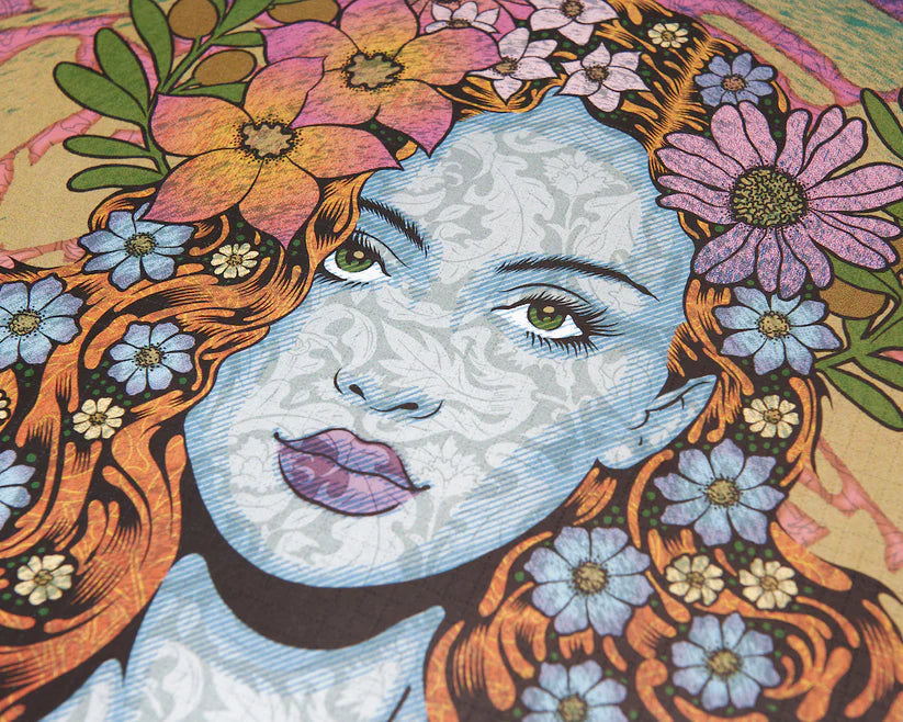Chuck Sperry "Sappho" Blotter Print
