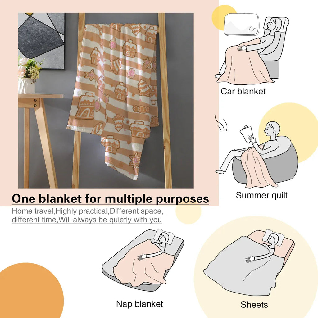 Gingerbread Cutie Soft Blanket