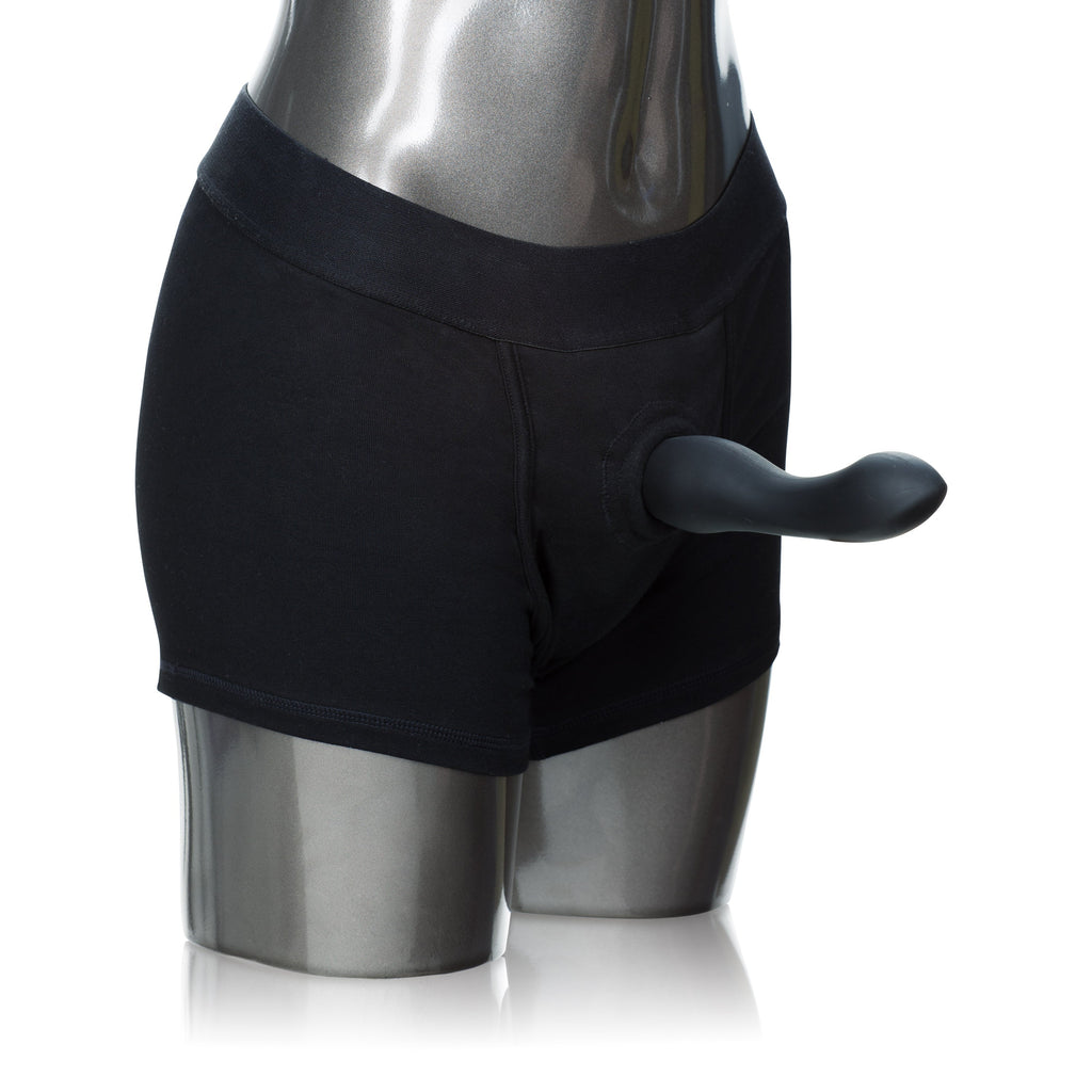 Packer Gear Boxer Brief Support Harness - Medium/Large - Black