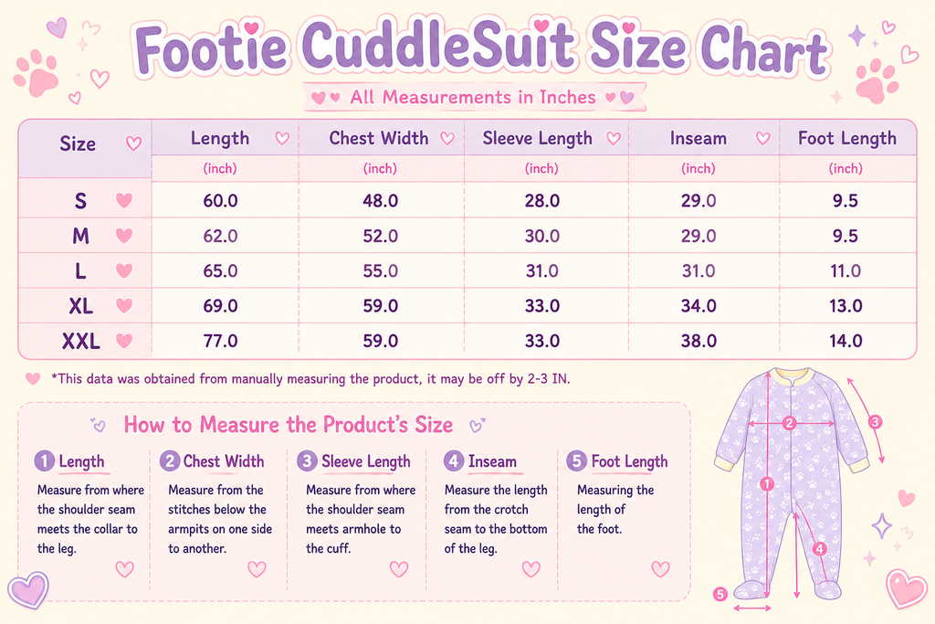 Paw Wishes Footie CuddleSuit