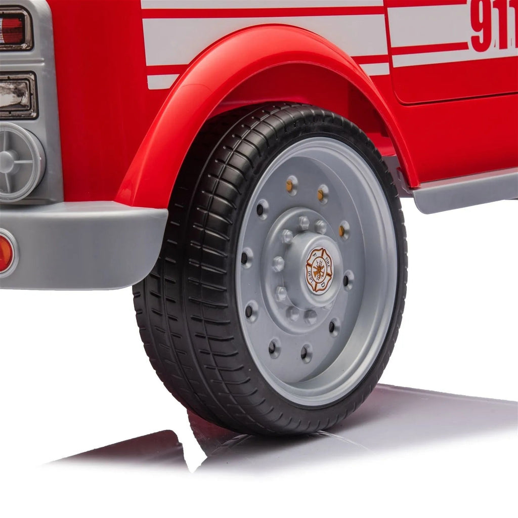 Magic Cars 12V Fire Truck 1 Seater Ride on