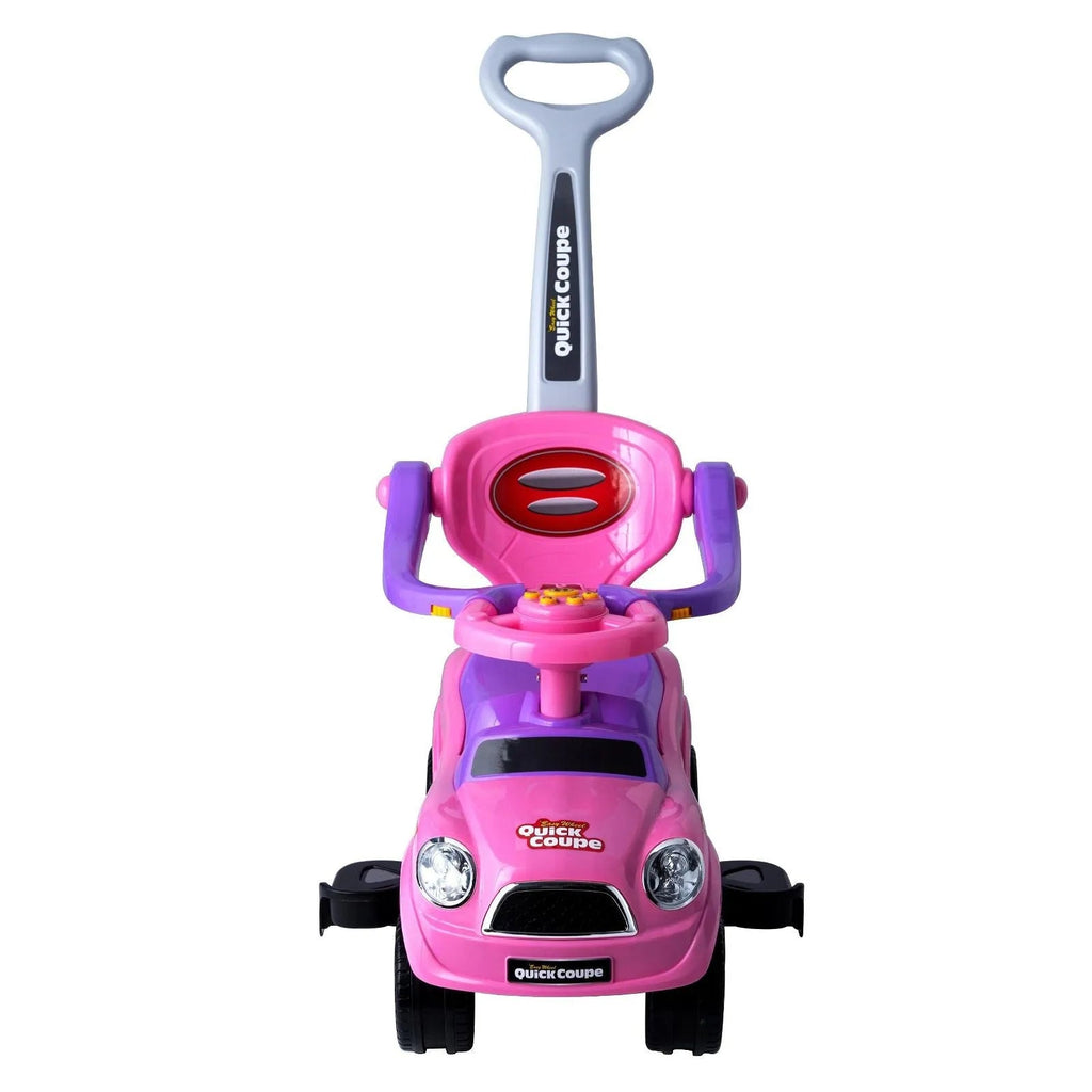 Magic Cars Toys Easy Wheel Quick Coupe 3 in 1, Stroller, Walker and Ride on