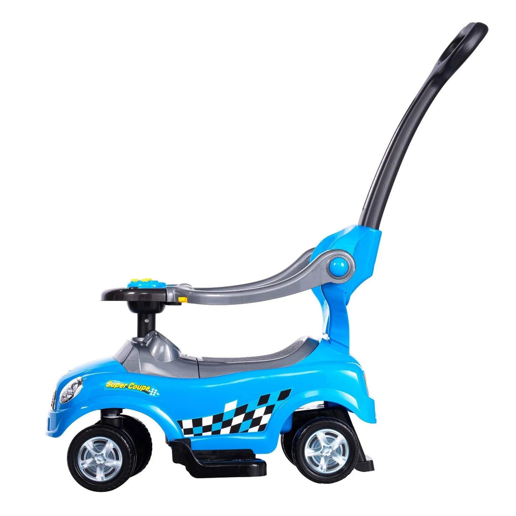 Magic Cars Toys Easy Wheel Quick Coupe 3 in 1, Stroller, Walker and Ride on