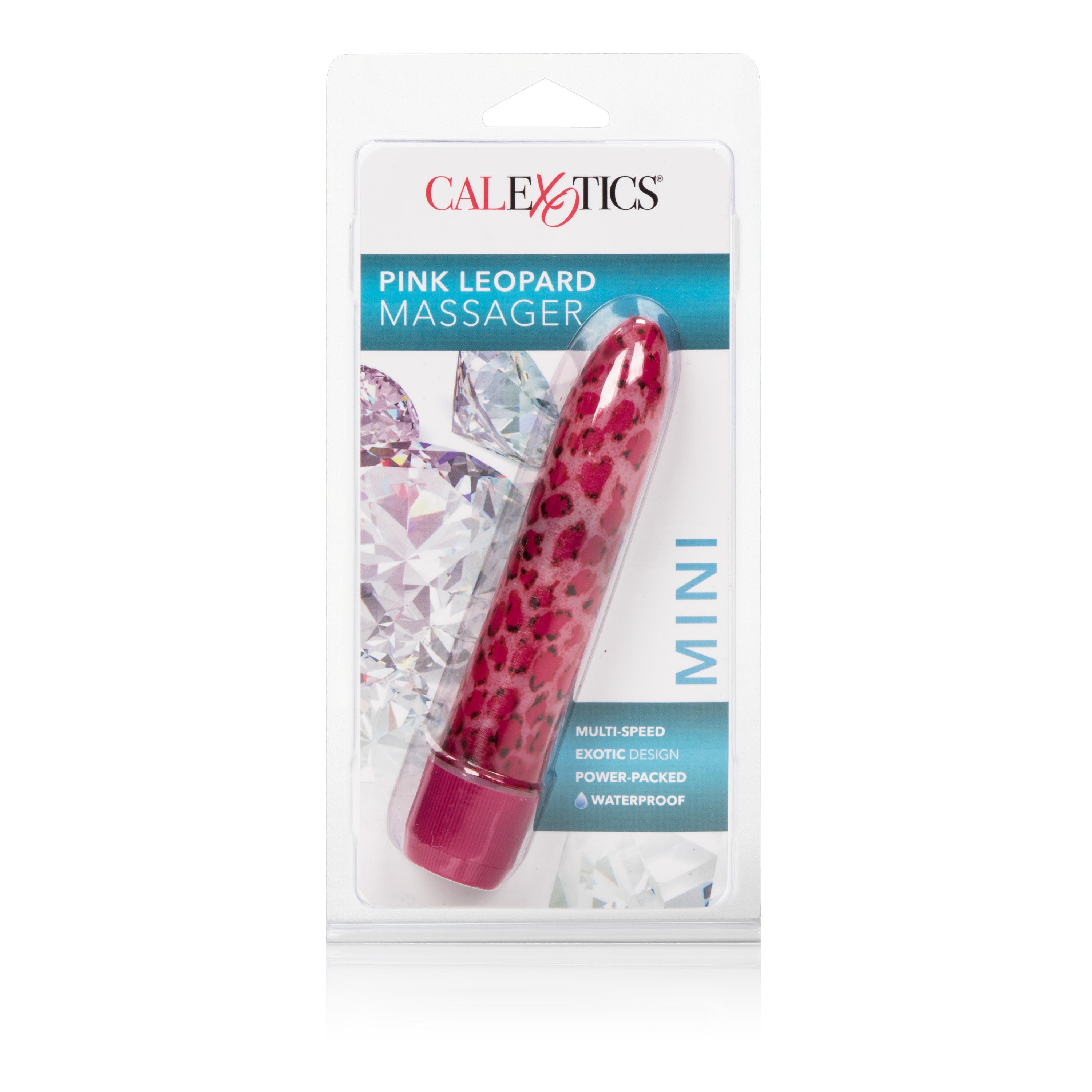 Leopard Mini Personal Massager - Pink