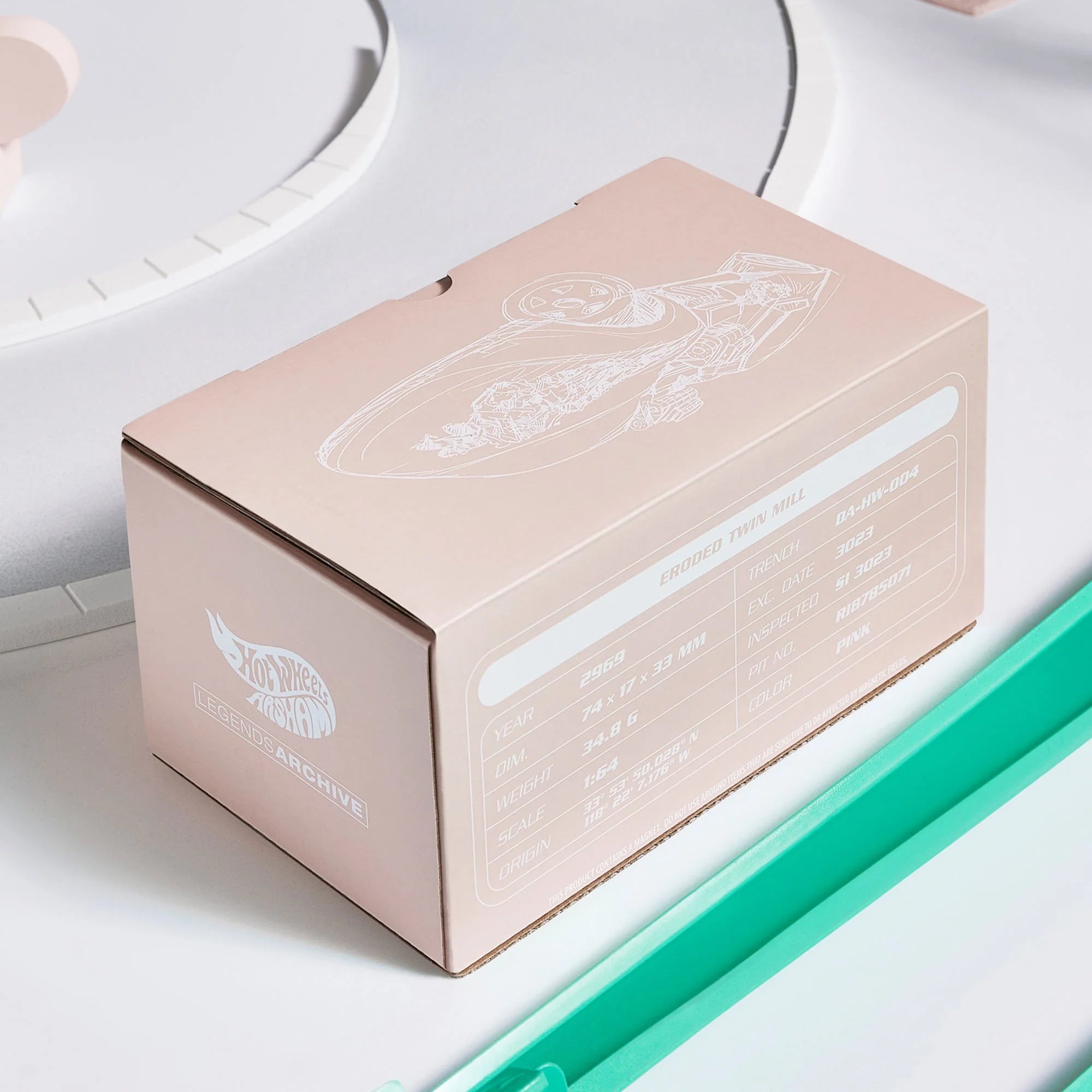 Daniel Arsham x Hot Wheels Eroded Twin Mill