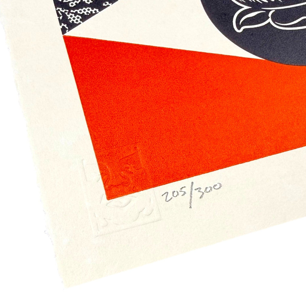 Shepard Fairey "Modular Frequency" Letterpress Print