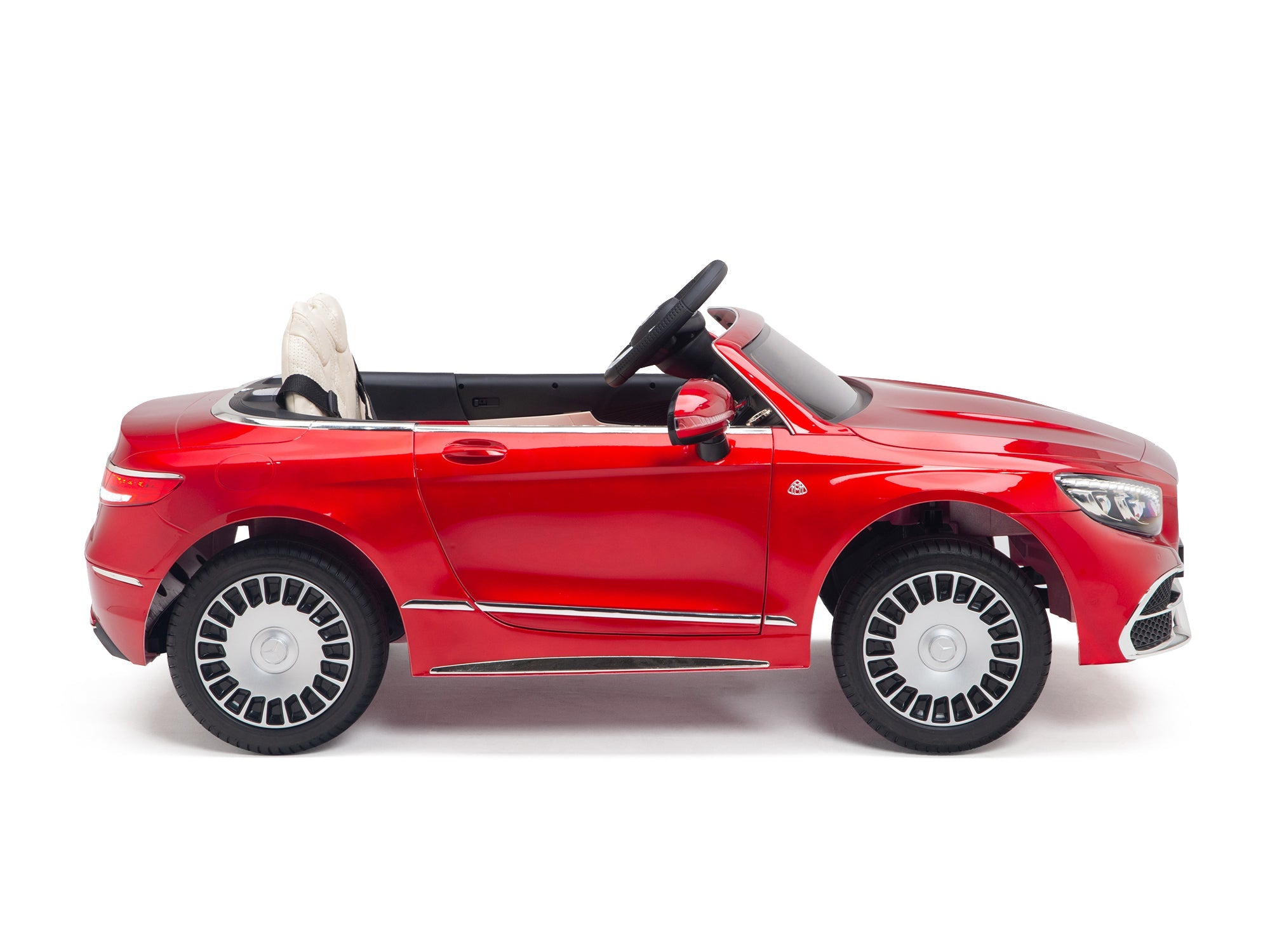 Pink Princess Mercedes Ride On Car For Girls W/Magic Cars® Wireless Parental Control