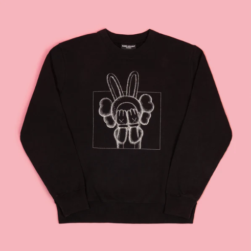 KAWS "HOLIDAY INDONESIA" Sweater - Black