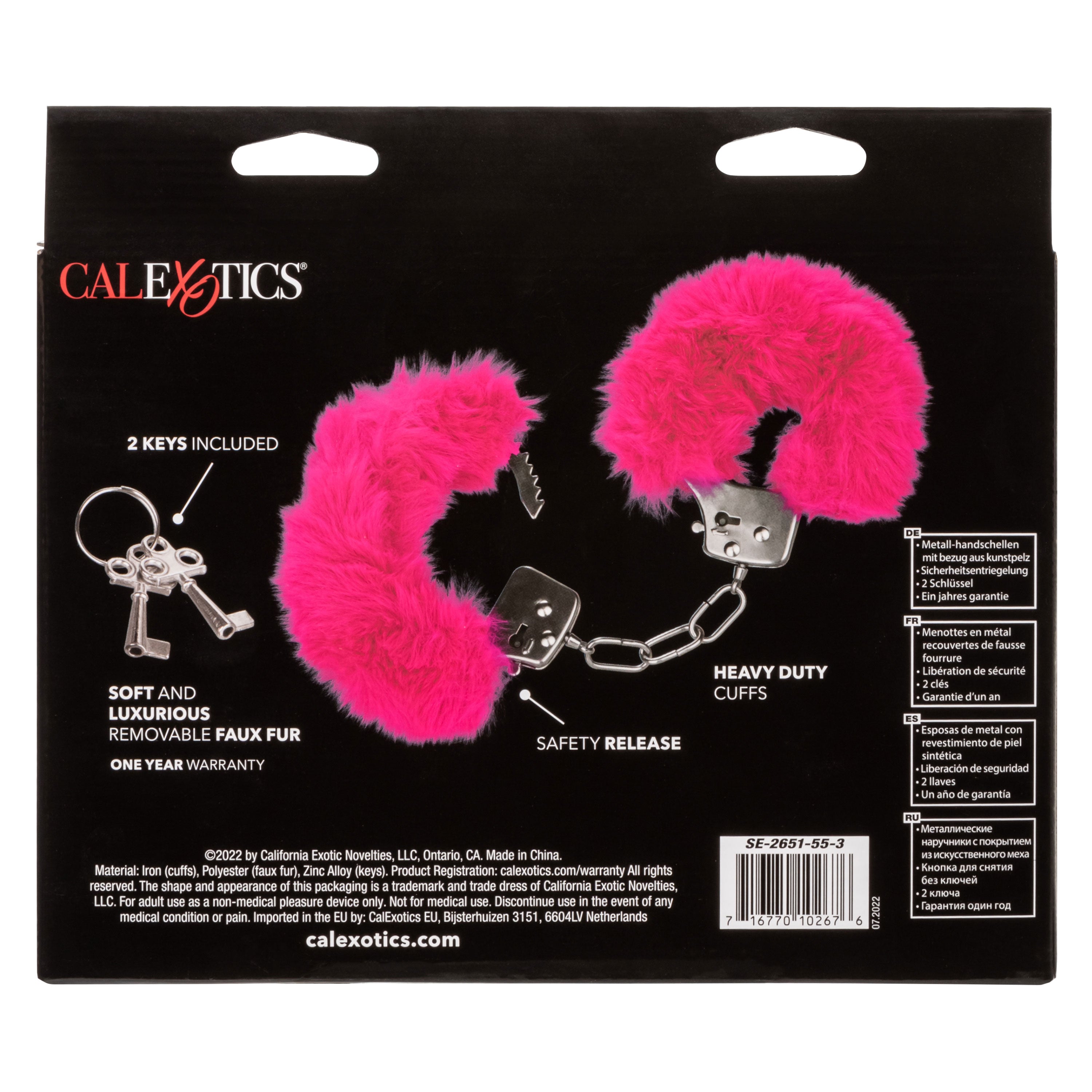 Ultra Fluffy Furry Pink Cuffs