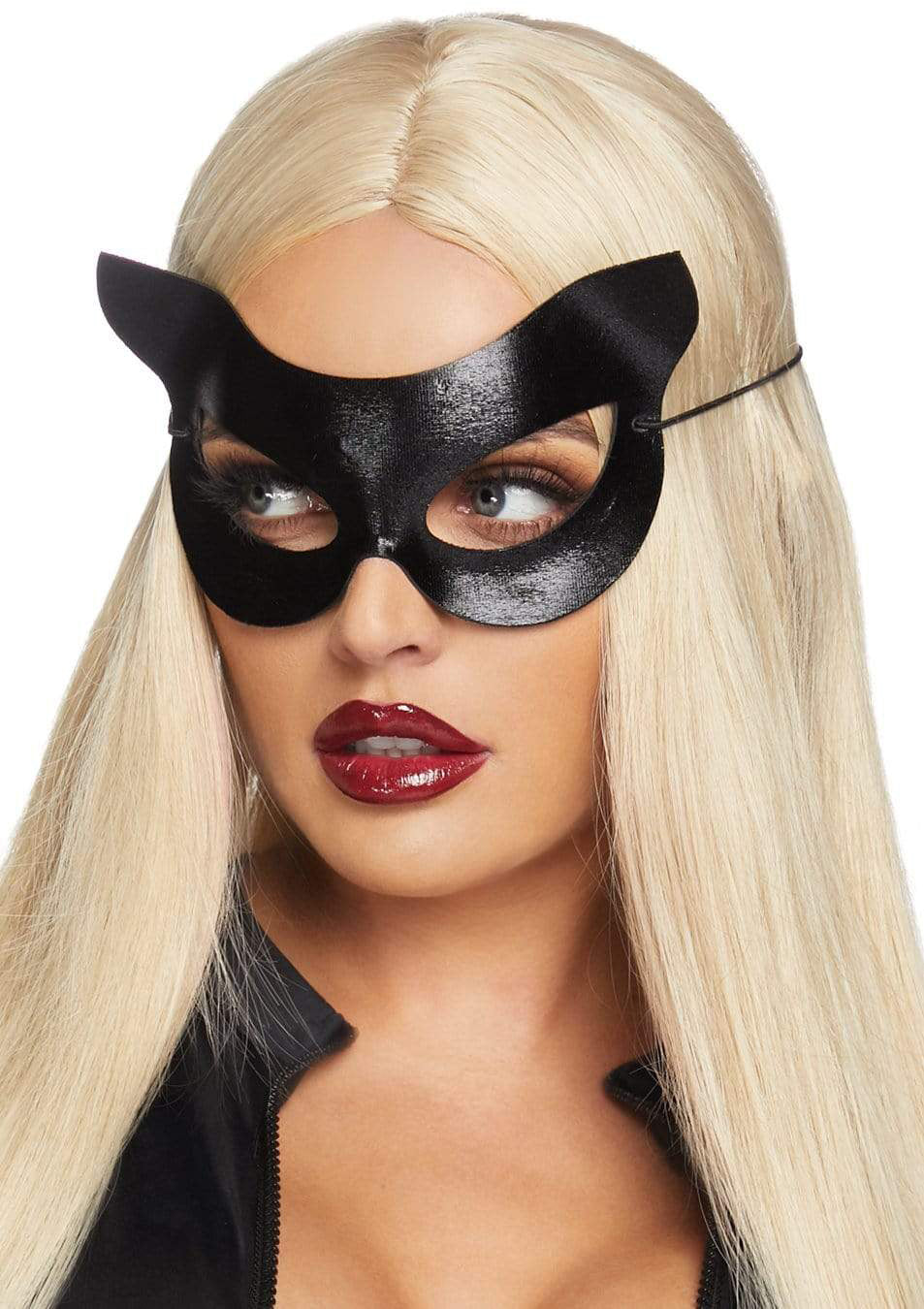 Vinyl Cat Mask Black (OS)
