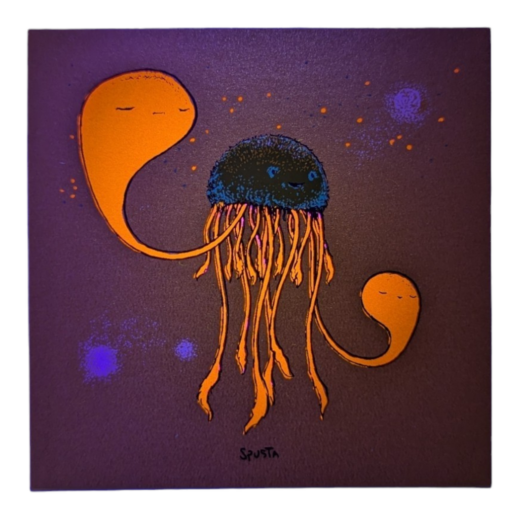 Marq Spusta Bubbalicious (Gold Shimmer) Micro Print