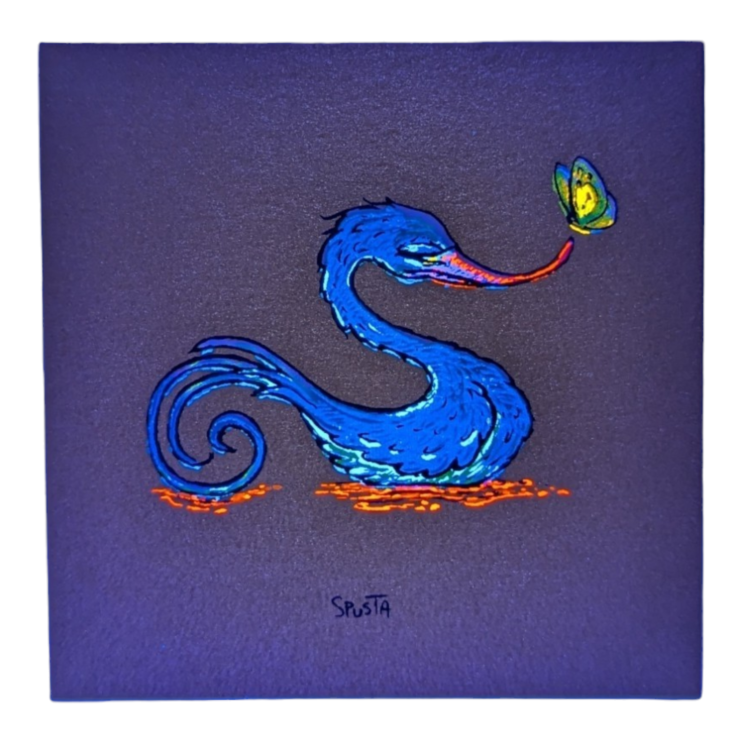 Marq Spusta Swan (Gold Shimmer) Micro Print