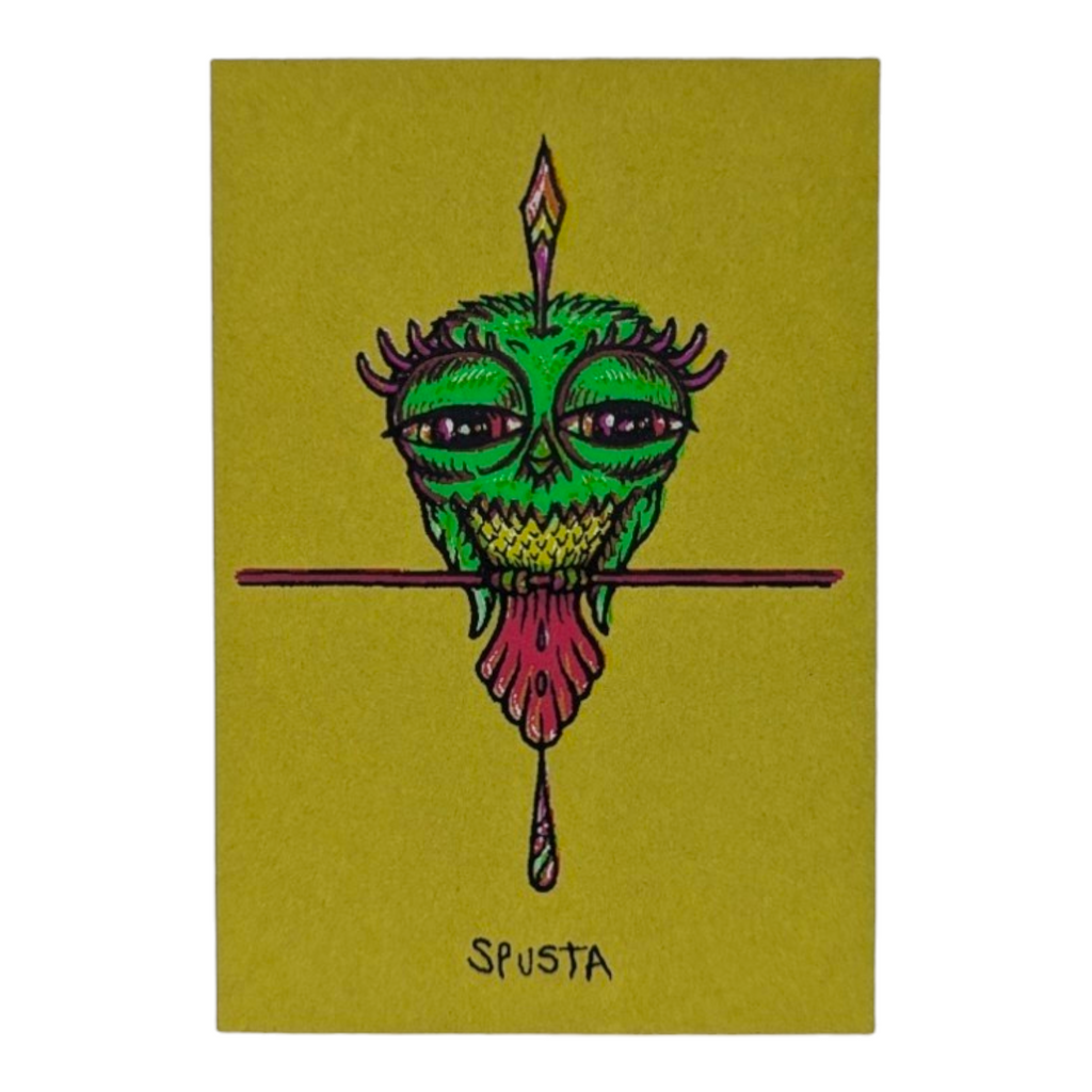 Marq Spusta Tweet (Chartreuse) Micro Print