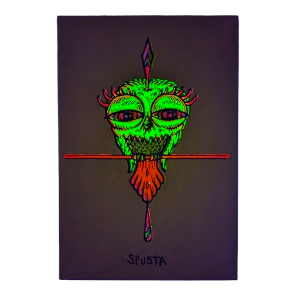 Marq Spusta Tweet (Chartreuse) Micro Print
