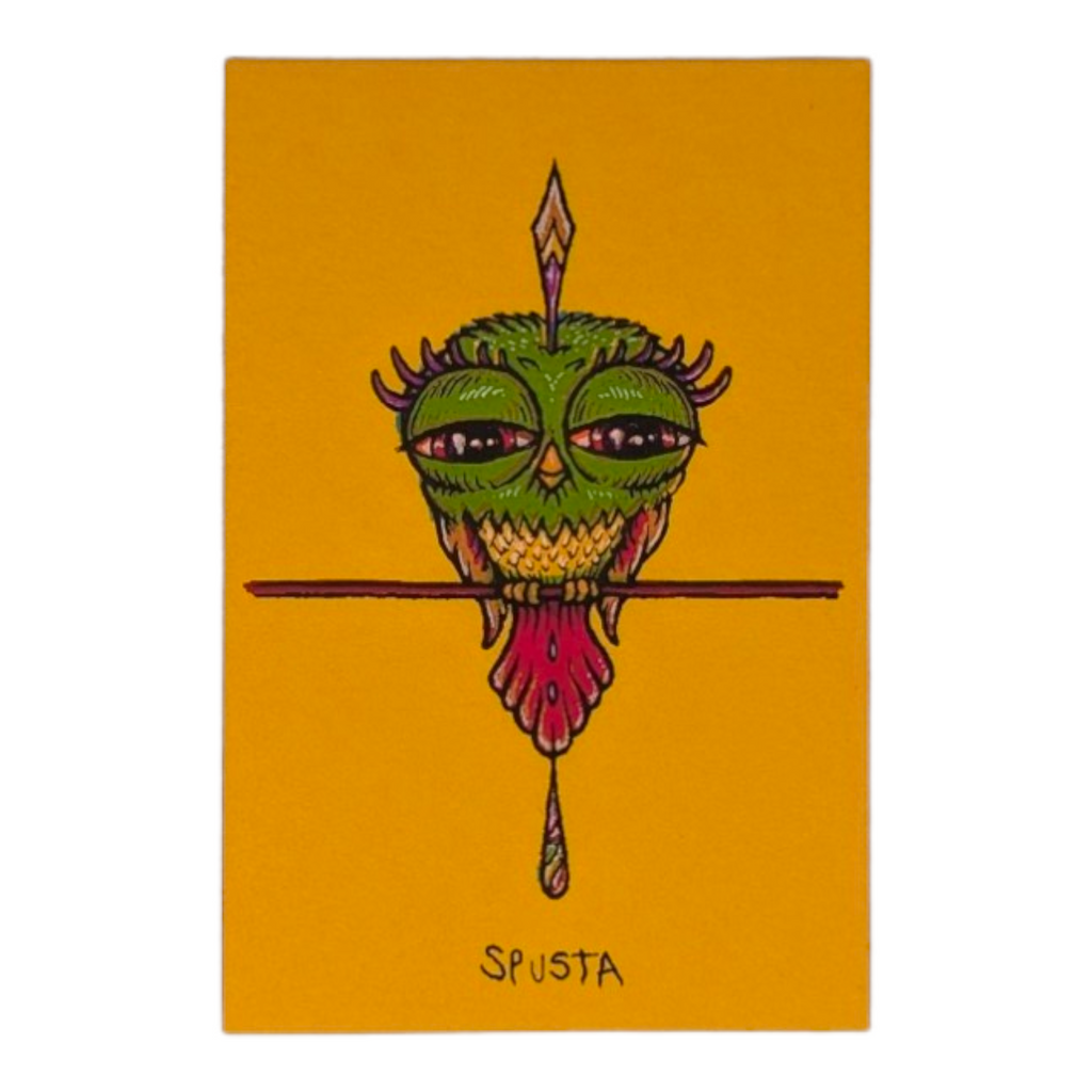 Marq Spusta Tweet (Flat Tangerine) Micro Print