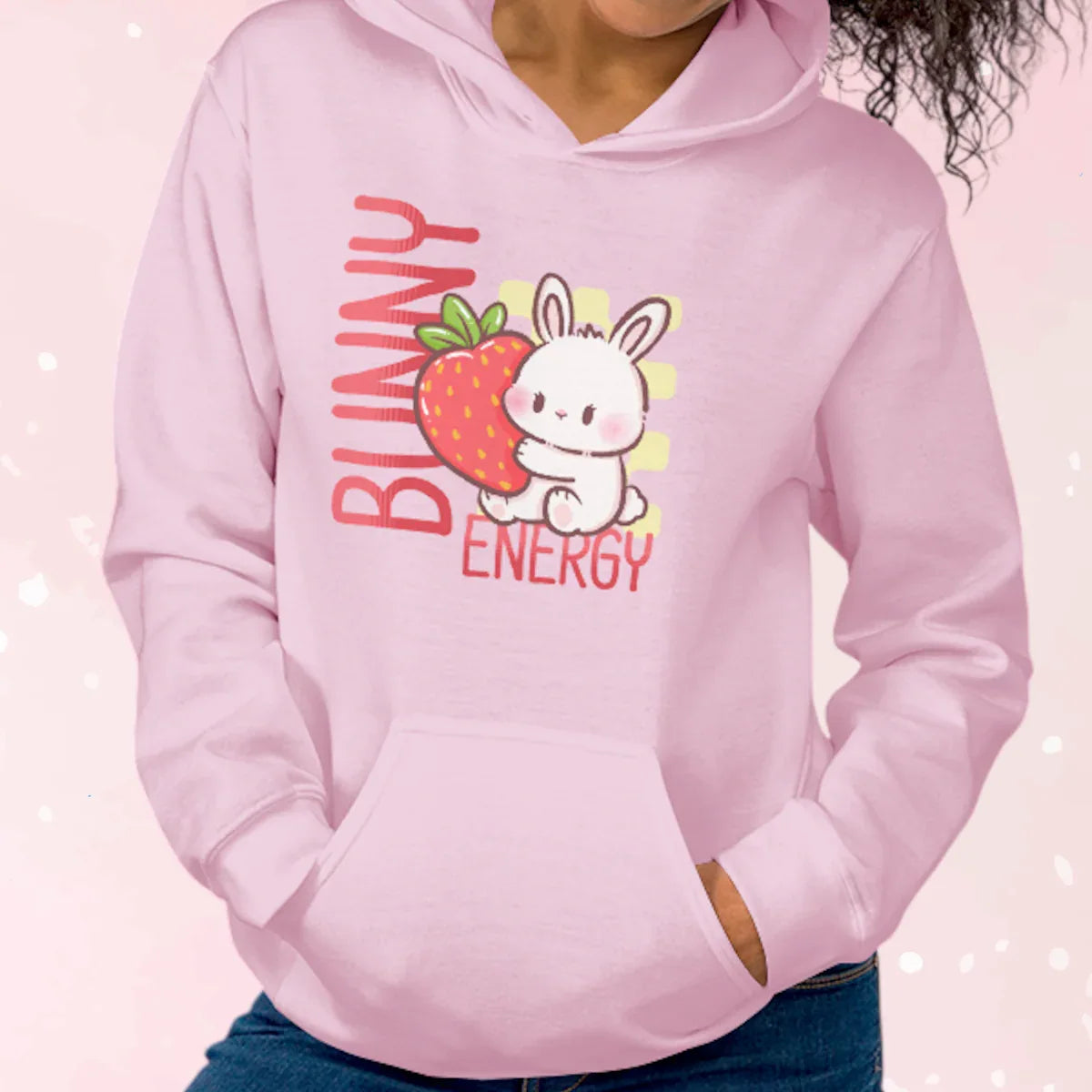 Bunny Energy Play Unisex Hoodie