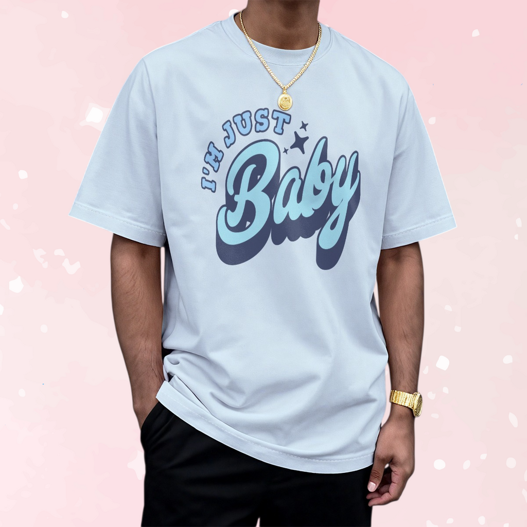 I'm Just Baby Blue Unisex Play Tee