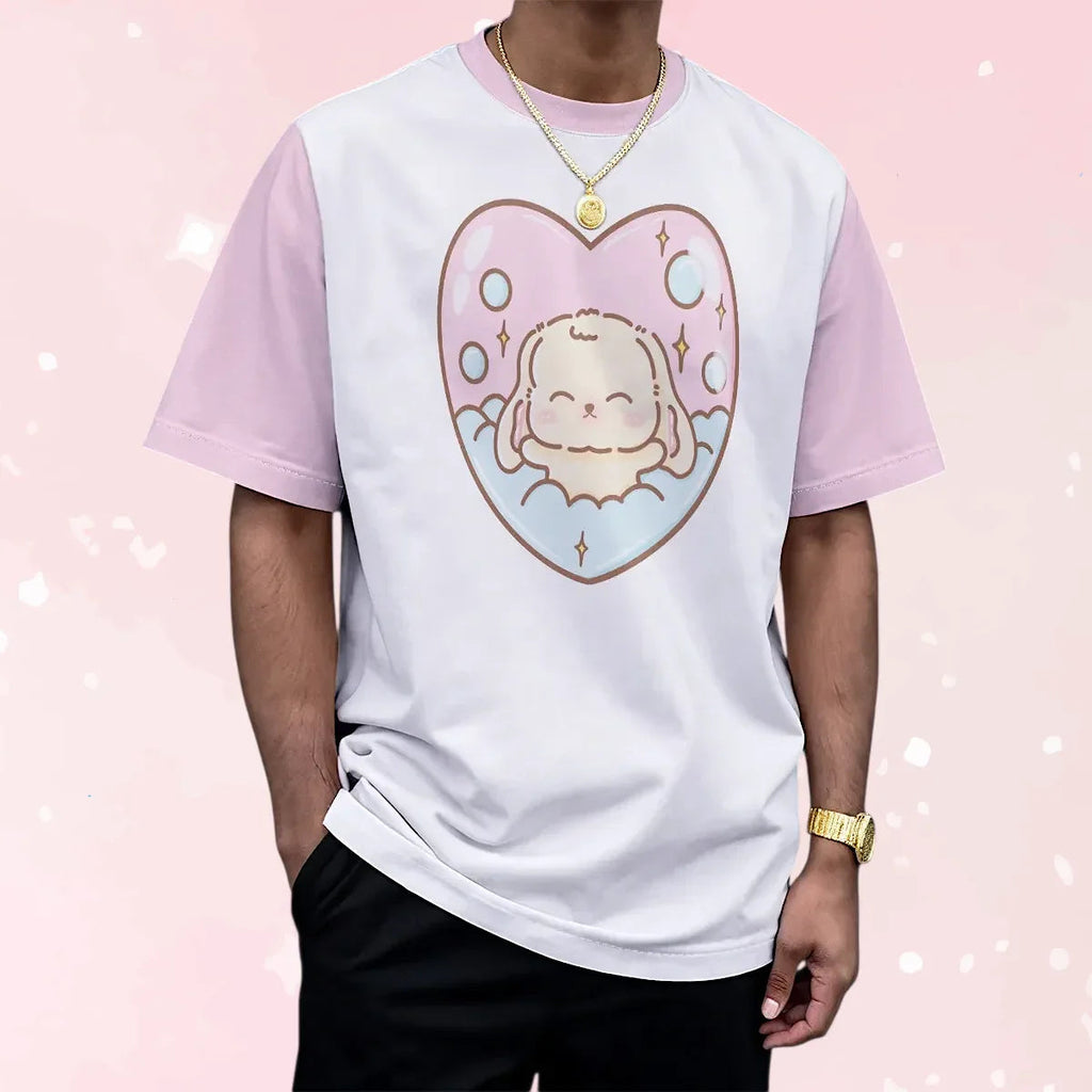 Cute BunBun Bathtime Play Tee