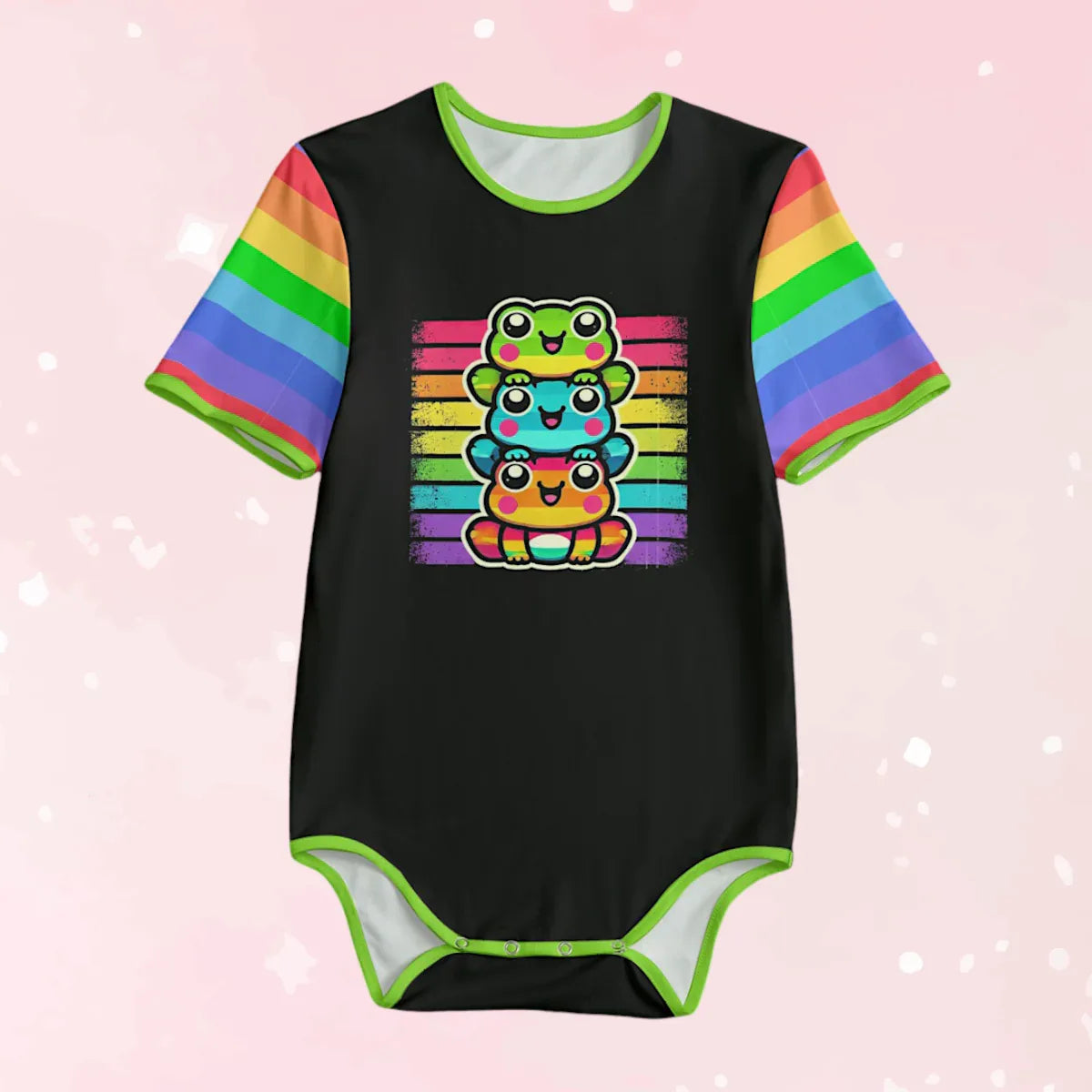 Pride Kawaii Frog Adult Unisex SnappieSuit