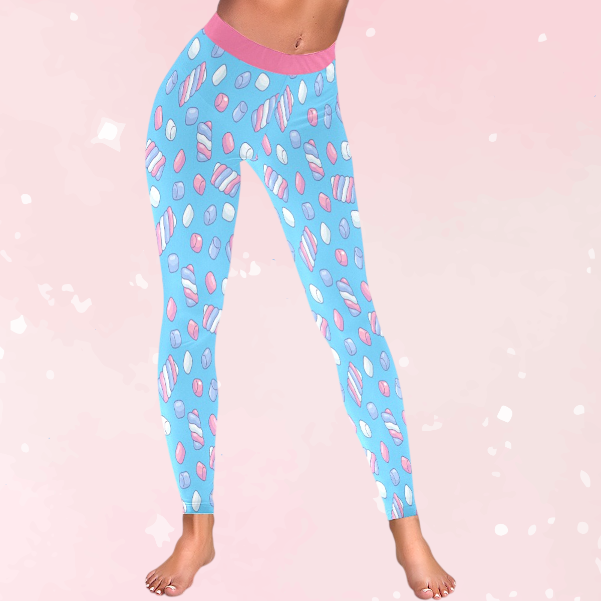 Candy Marshmallow Low Rise Leggings
