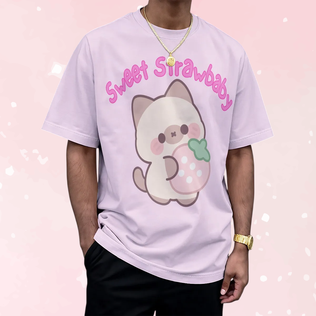 Pastel Sweet Strawbaby Soft Play Tee