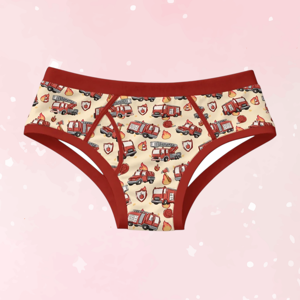 Little Firefighter Men's Cotton Undies