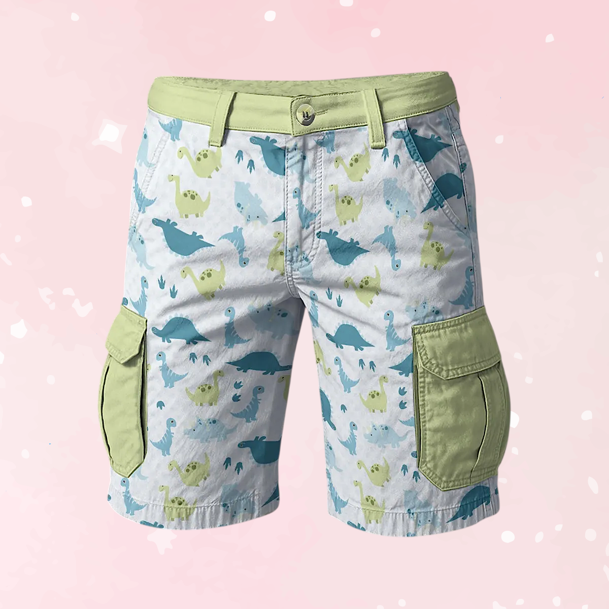 Lil Rawr Dinosaur Cargo Play Shorts