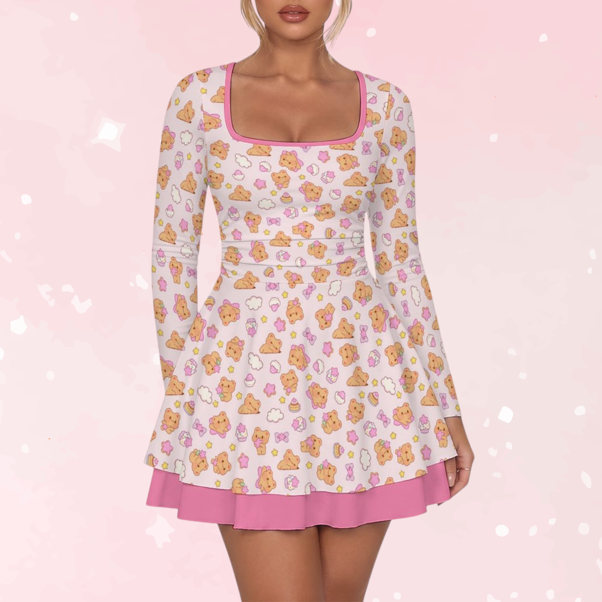 Bearly Adorable Ruffle Play Dress