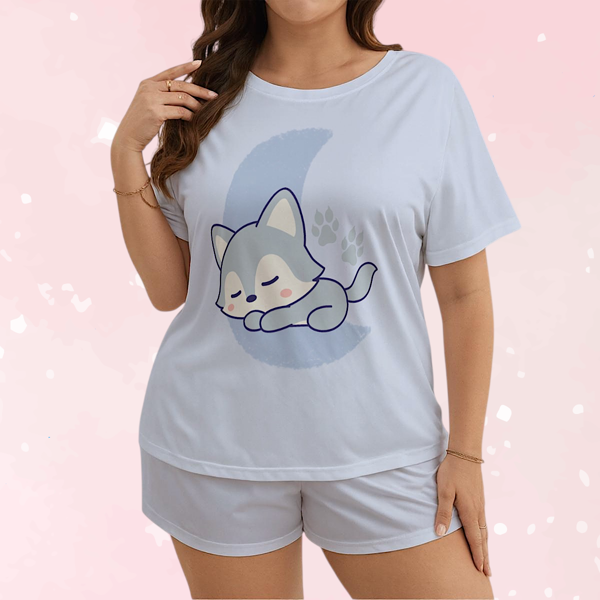 Sleepy Lil Wolf Cozy Pajama Set
