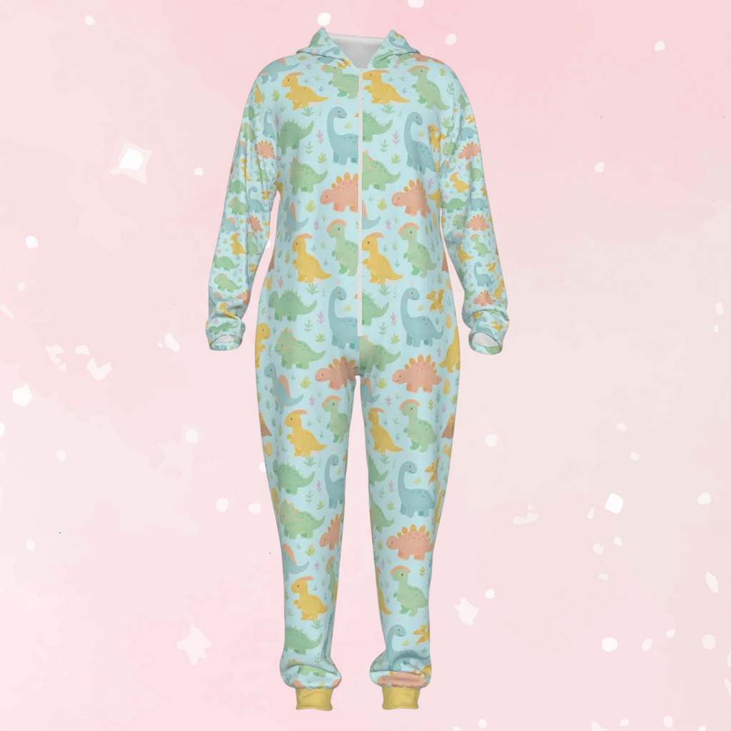 Dino Dreamland Hooded Unisex CozySuit