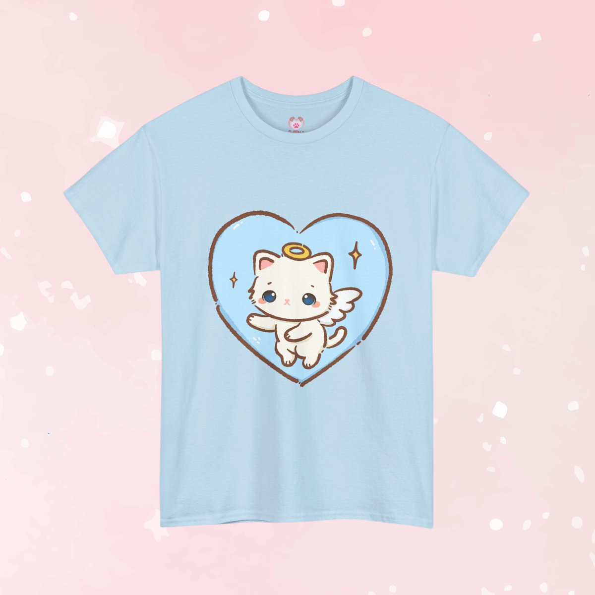 Adorable Angel Kitty Play Tee