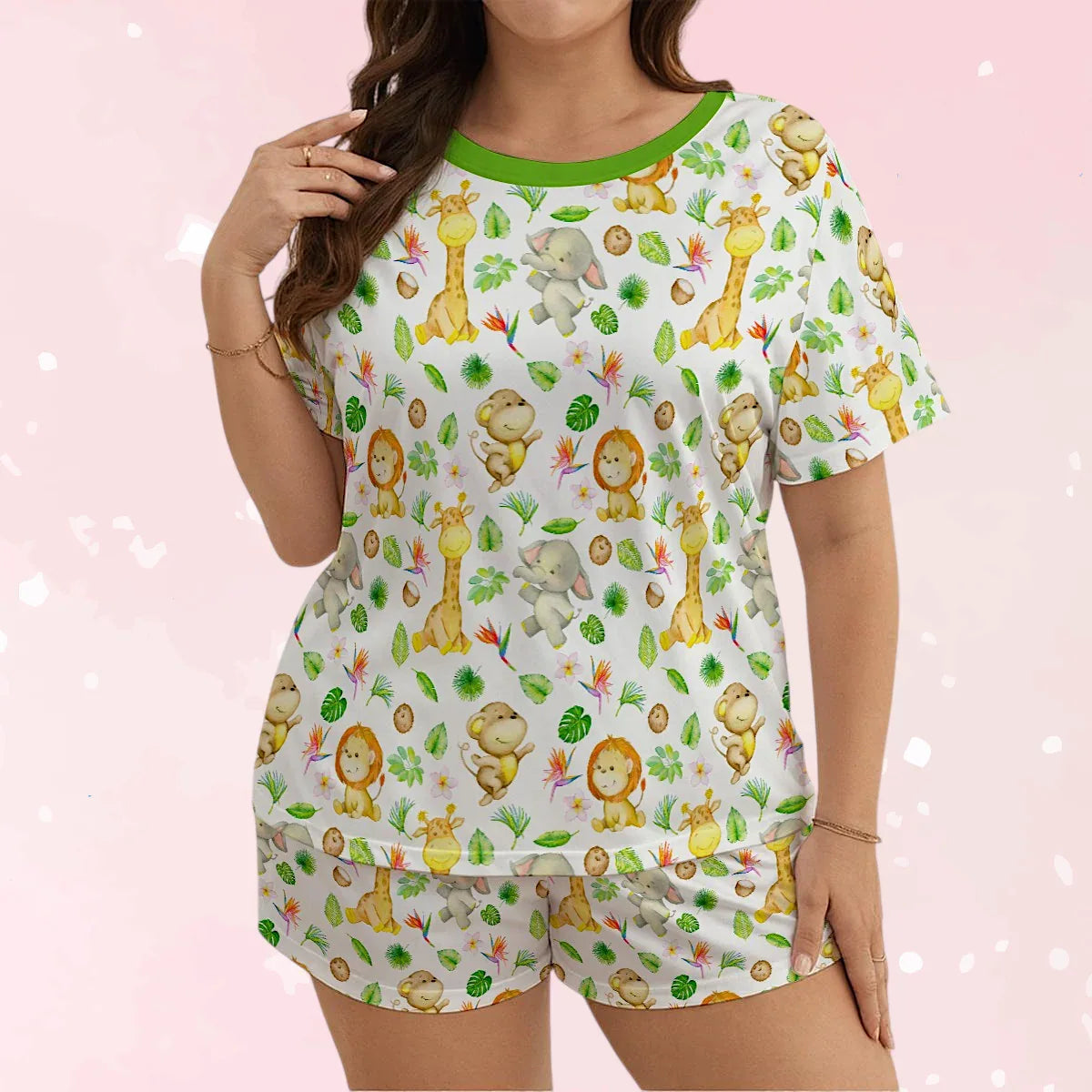 Jungle Playtime Jammies Shorts Set