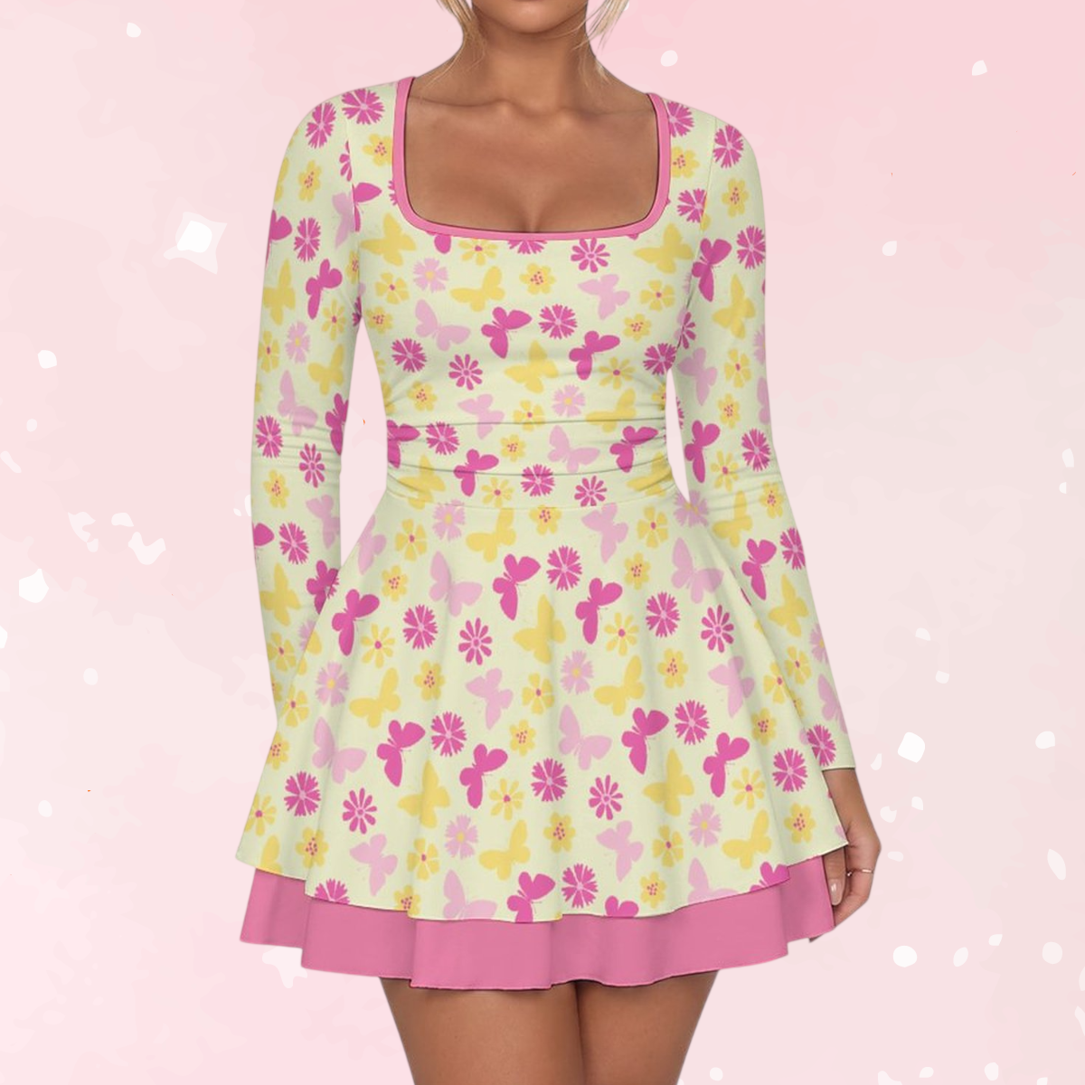 Sweet Butterflies Ruffle Play Dress