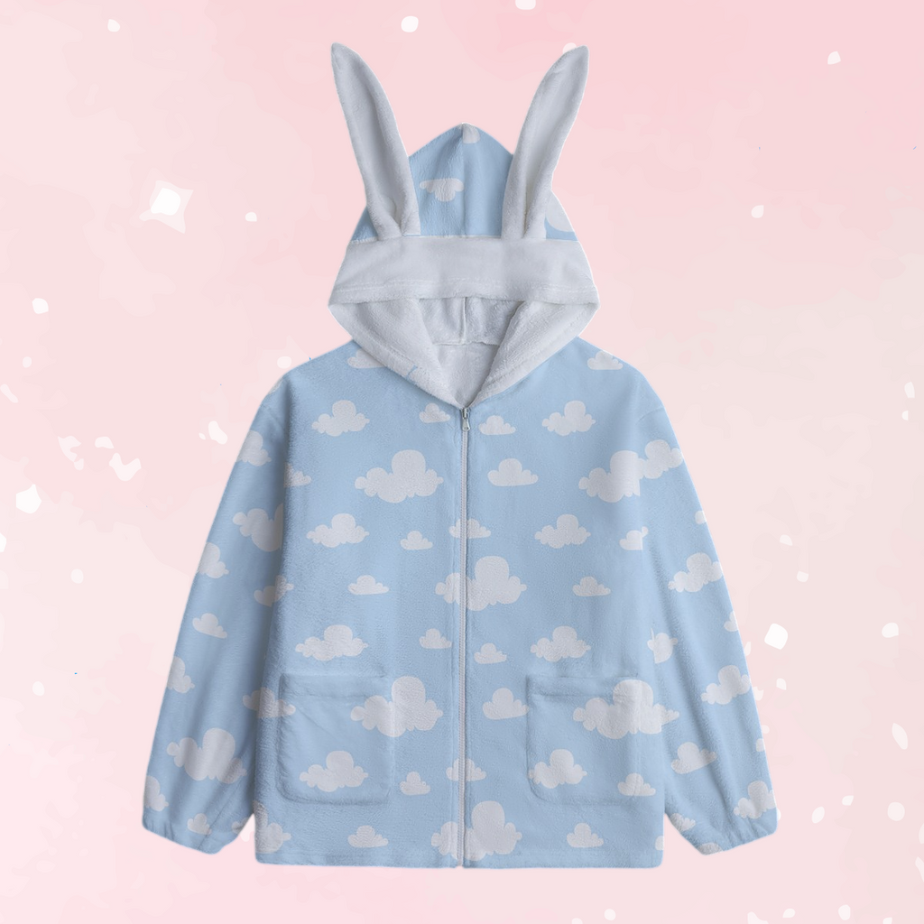 Cloud Dream Plush BunBun Hoodie