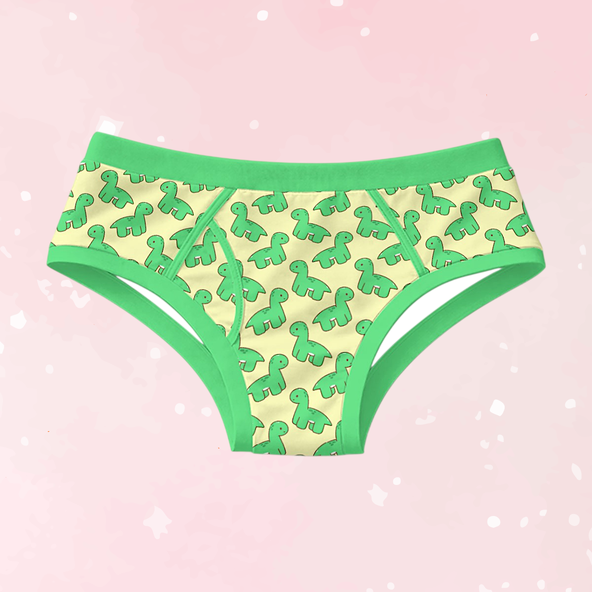 Kawaii Dinosaur Men's Cotton Undies