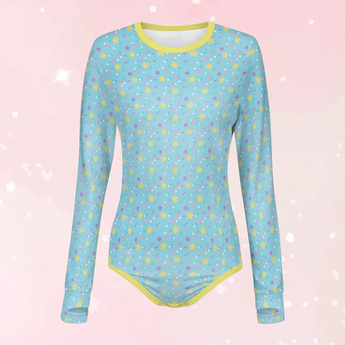Dreamy Stars Long Sleeve CuddleSuit