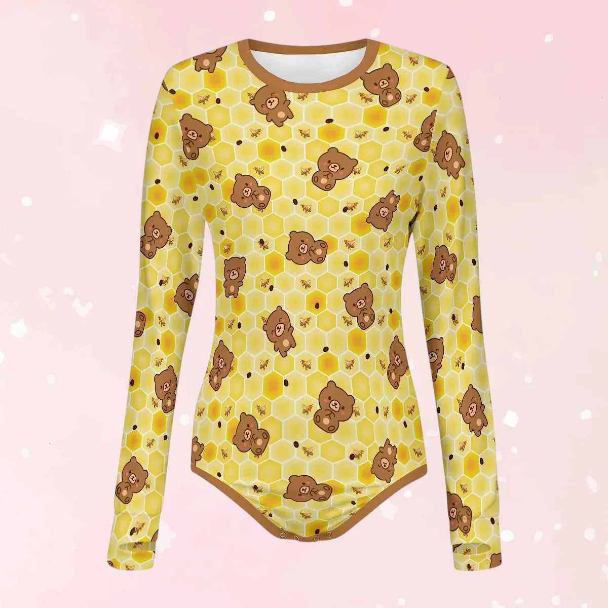 Honey Paw Long Sleeve CuddleSuit